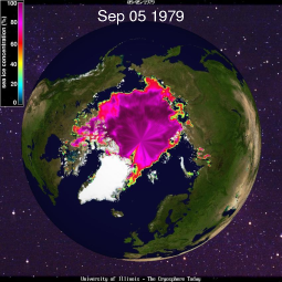 Arctic sea ice - Sep 15, 1979