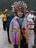 Hiromi in head-dress